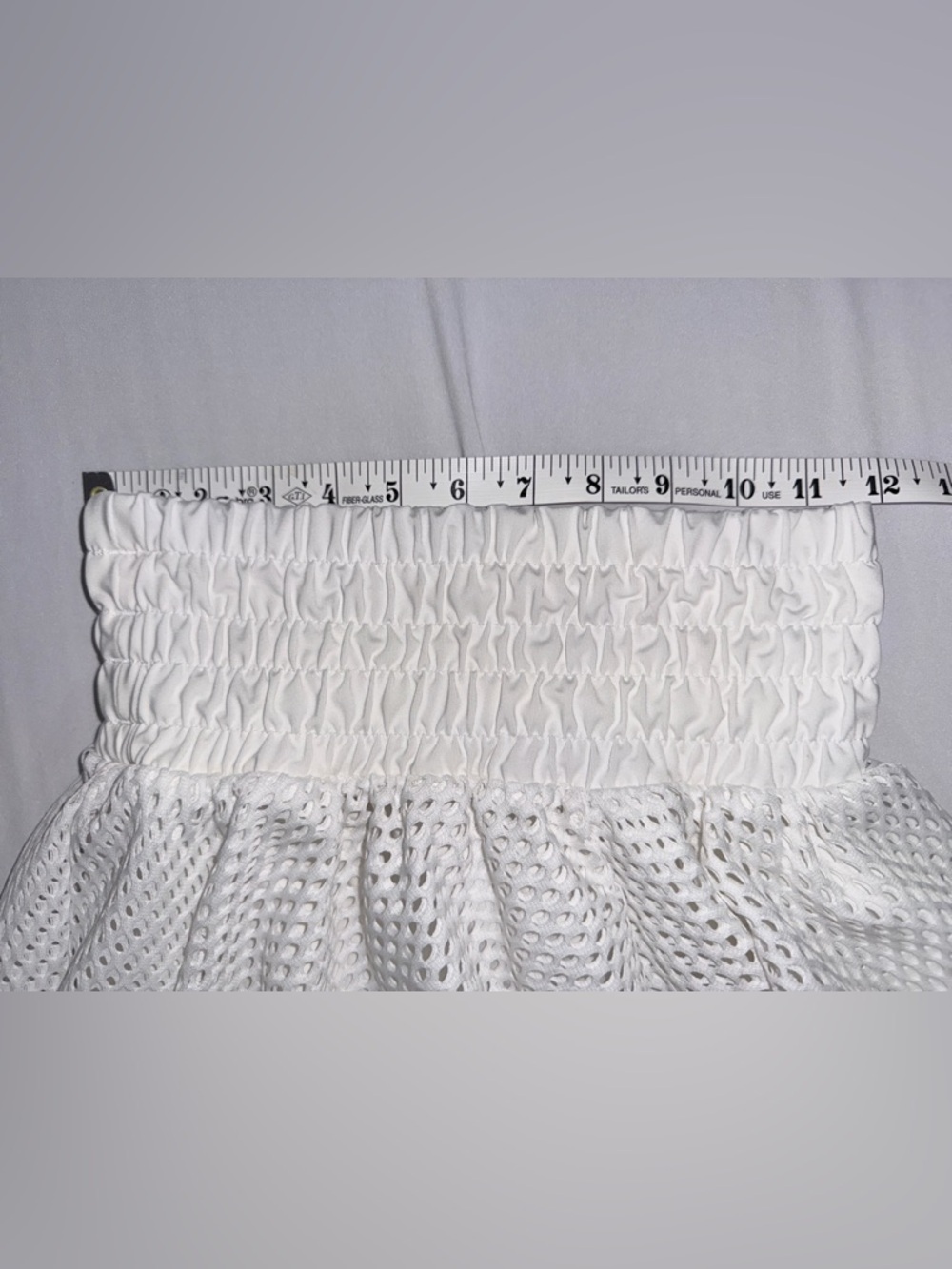 Puma En Pointe Mesh Skirt XS White Balletcore Layered Athleisure EUC - Picture 6 of 8